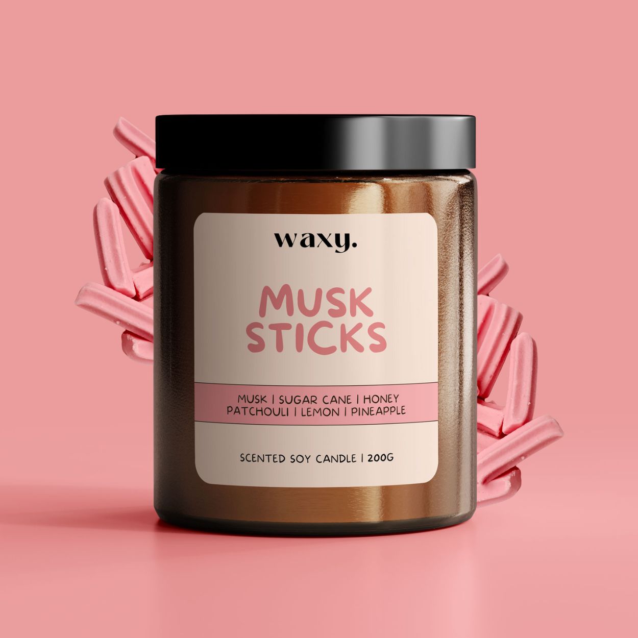 Musk Sticks | Waxy 200g Candle