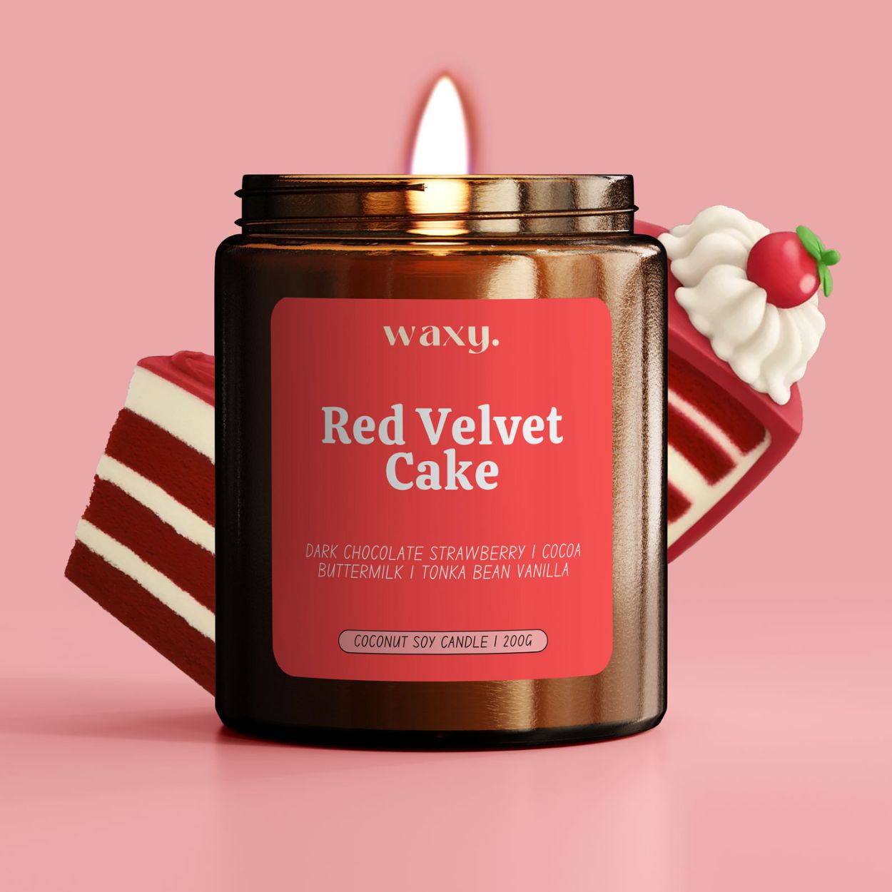 Red Velvet Cake | 200g Candle