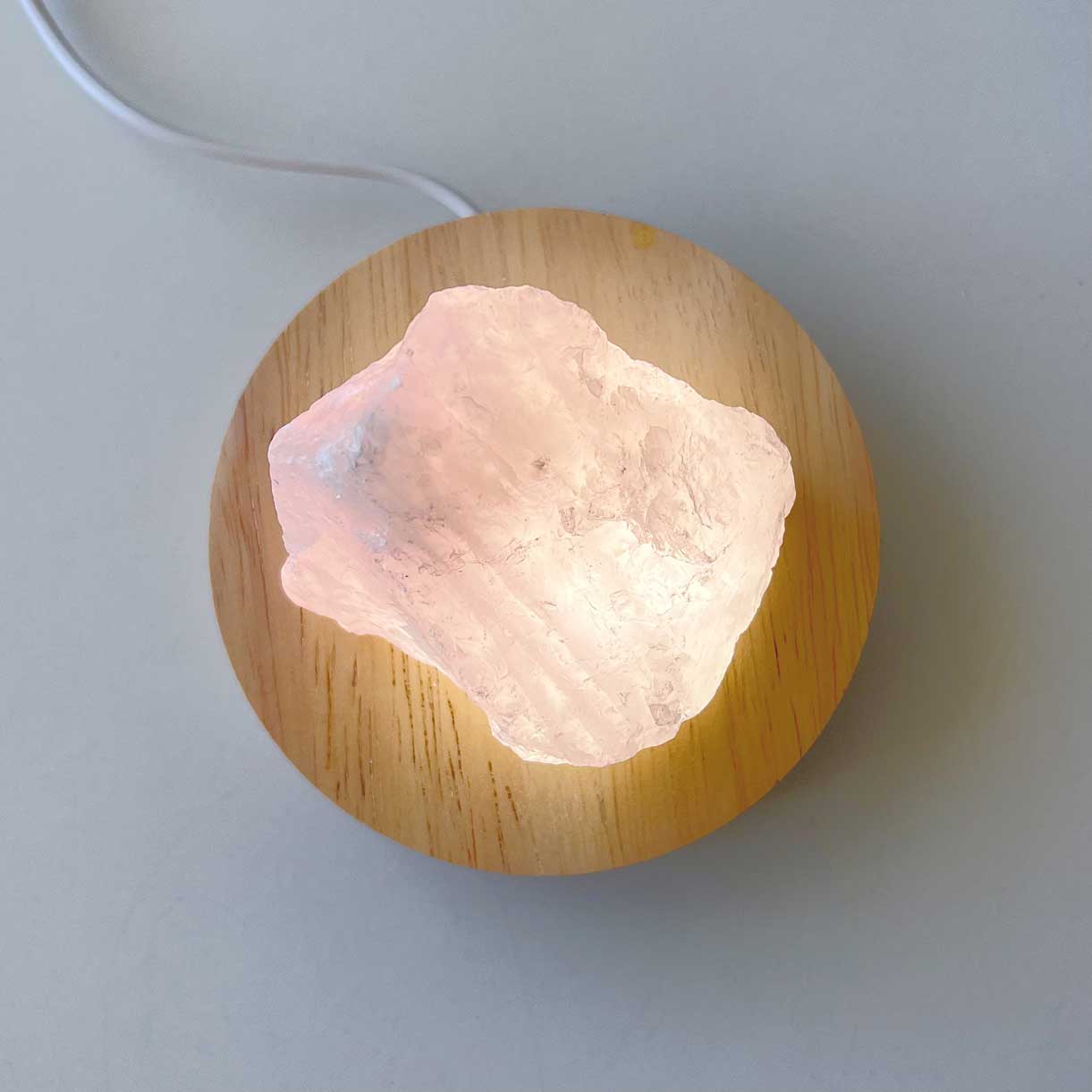 The Rose Quartz Love Lamp