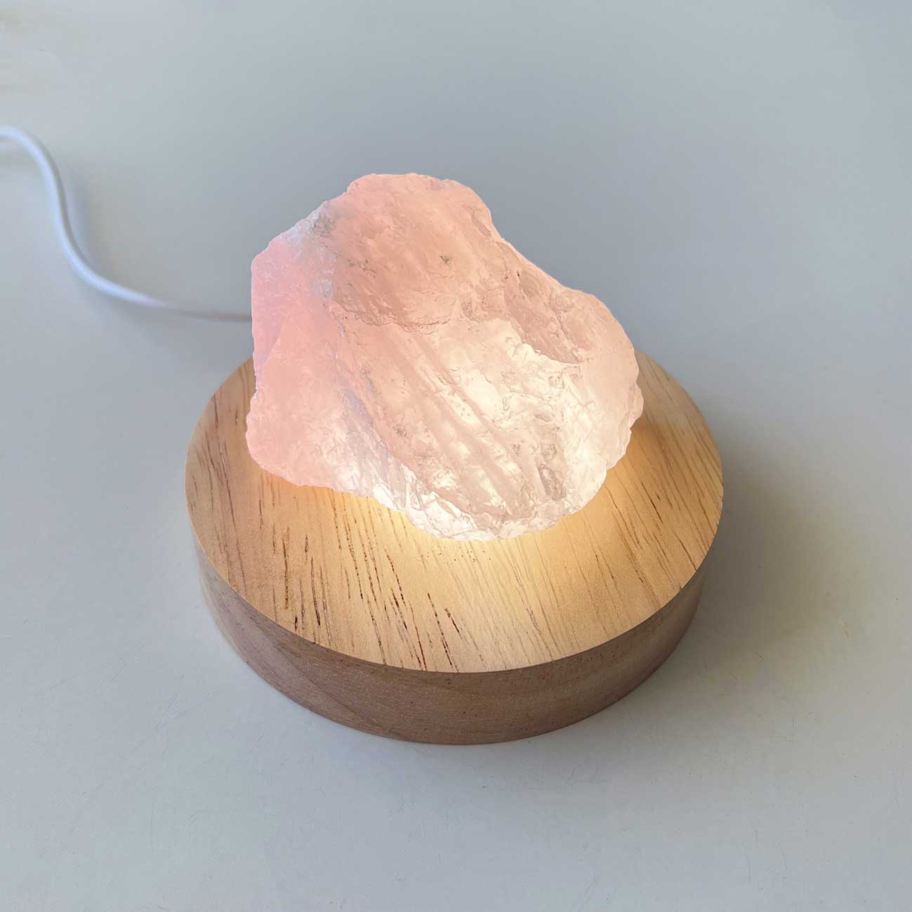 The Rose Quartz Love Lamp