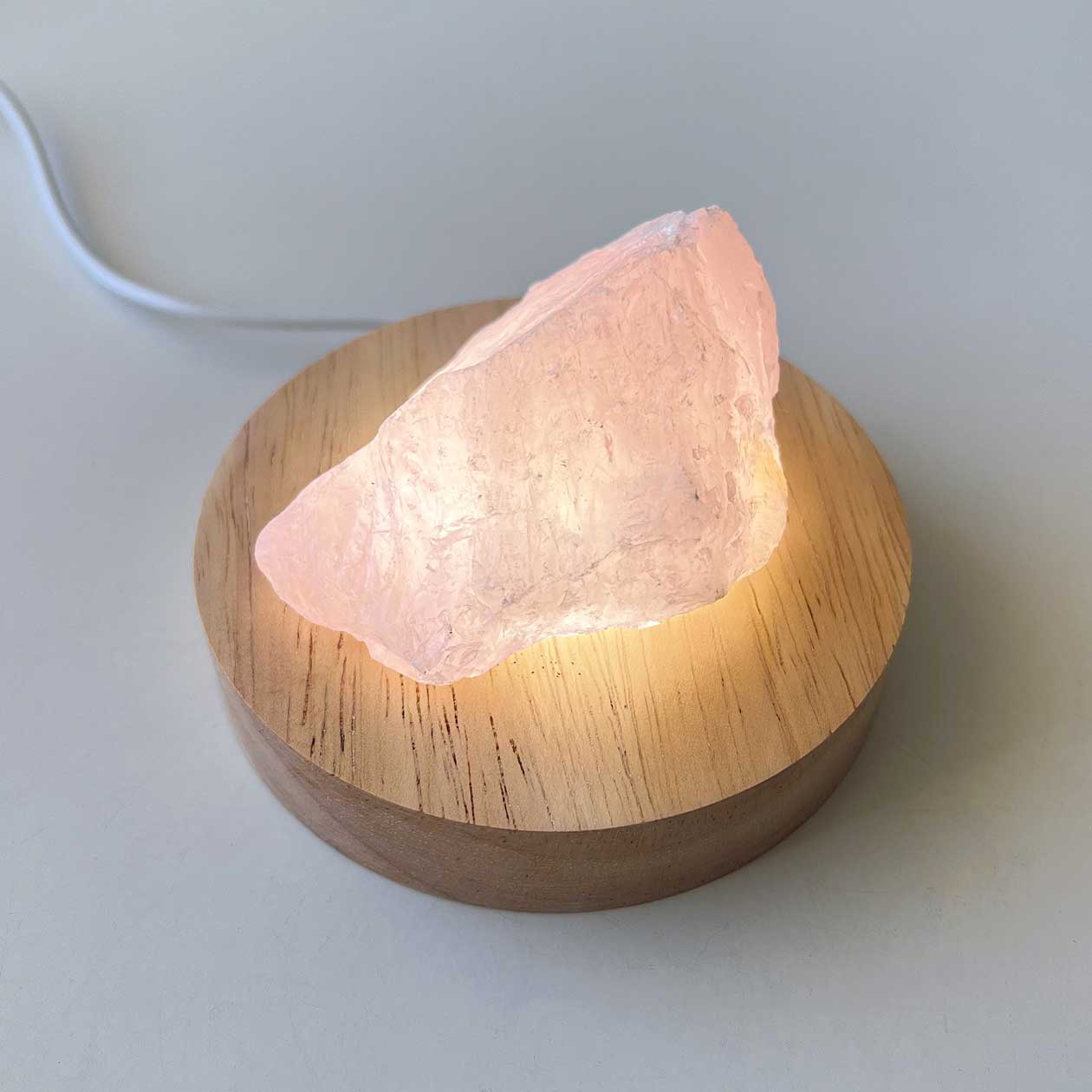 The Rose Quartz Love Lamp