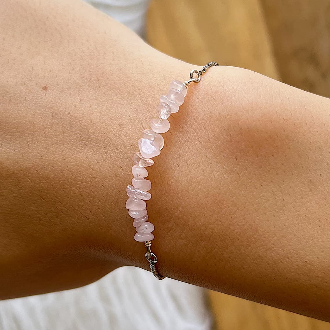 Minimal Dainty Chip Bracelets