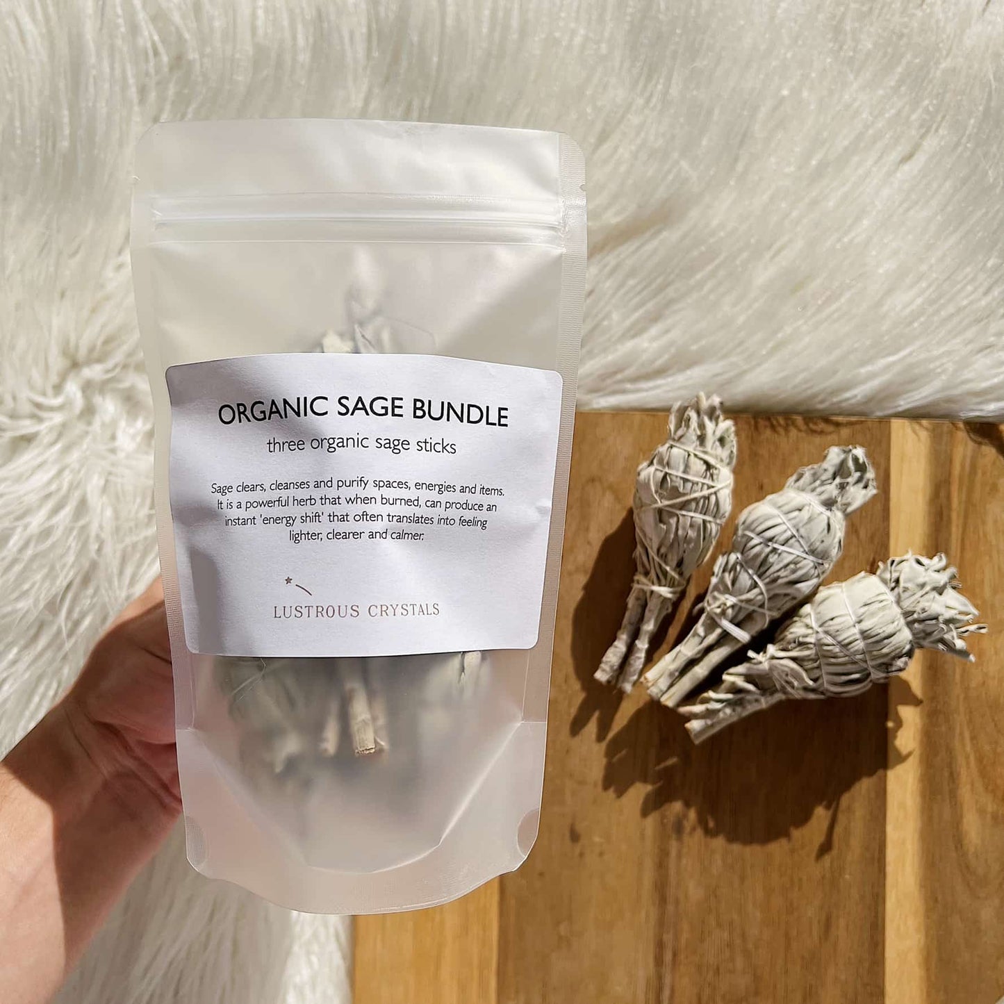 Organic Sage Cleansing Bundle - 3 Pack