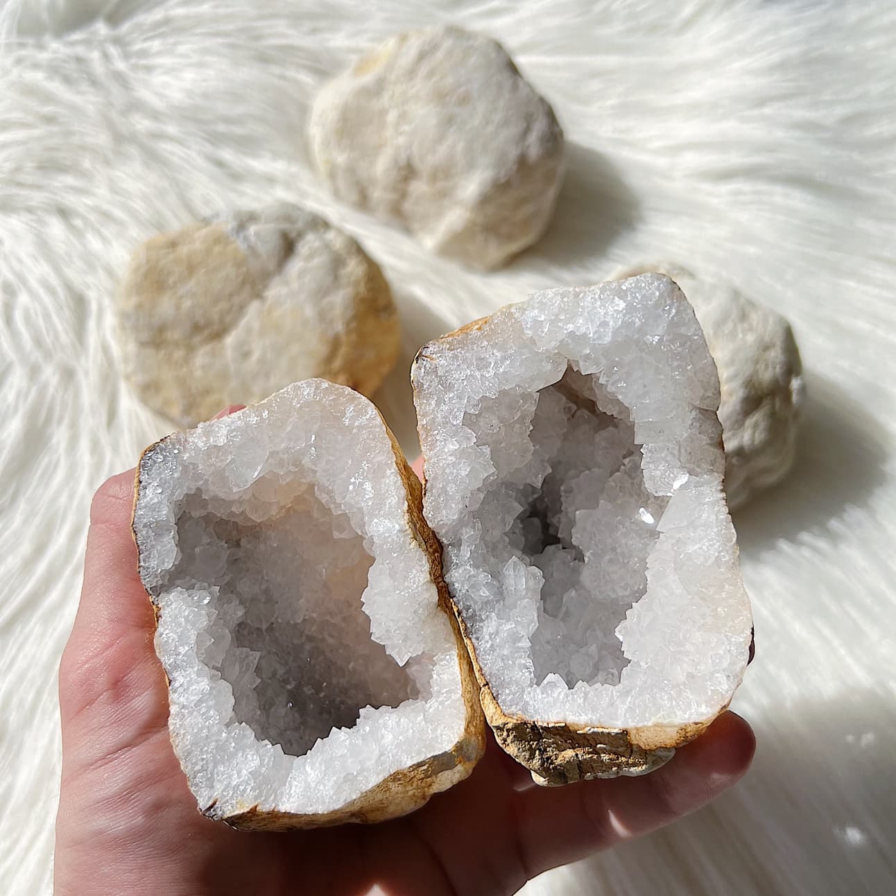 Fairy Clear Quartz Geode