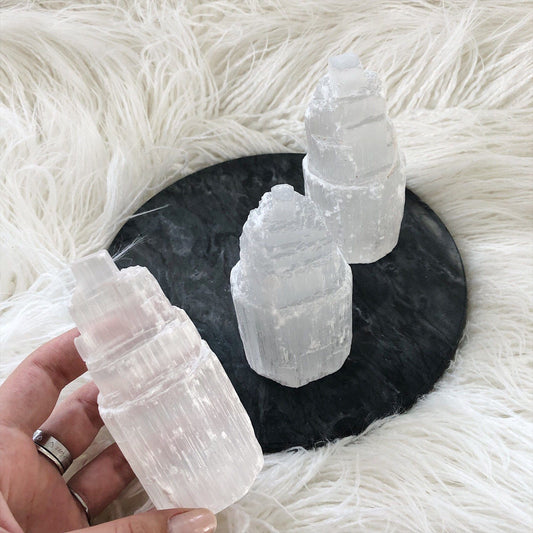 Selenite Tower LustrousCrystals®